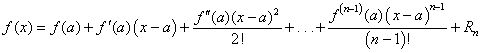 Taylor and Maclaurin Series