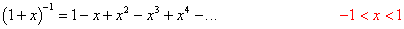 Binomial series