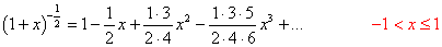 Binomial series
