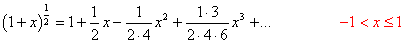 Binomial series