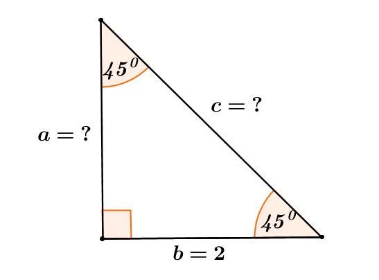 Solve right angled triangle problems